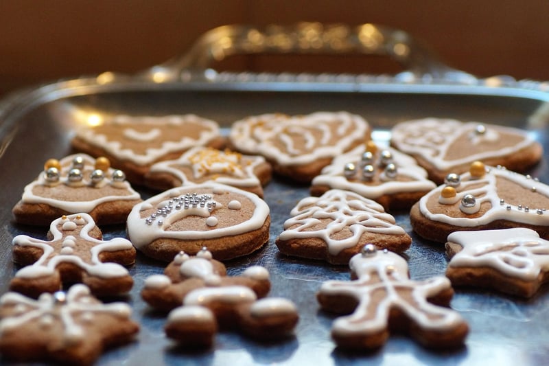 Cookies on plate